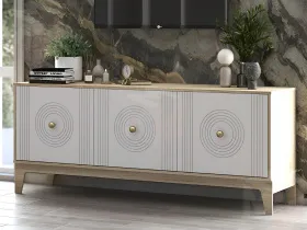 Комод Адриана (сонома/белый софт)