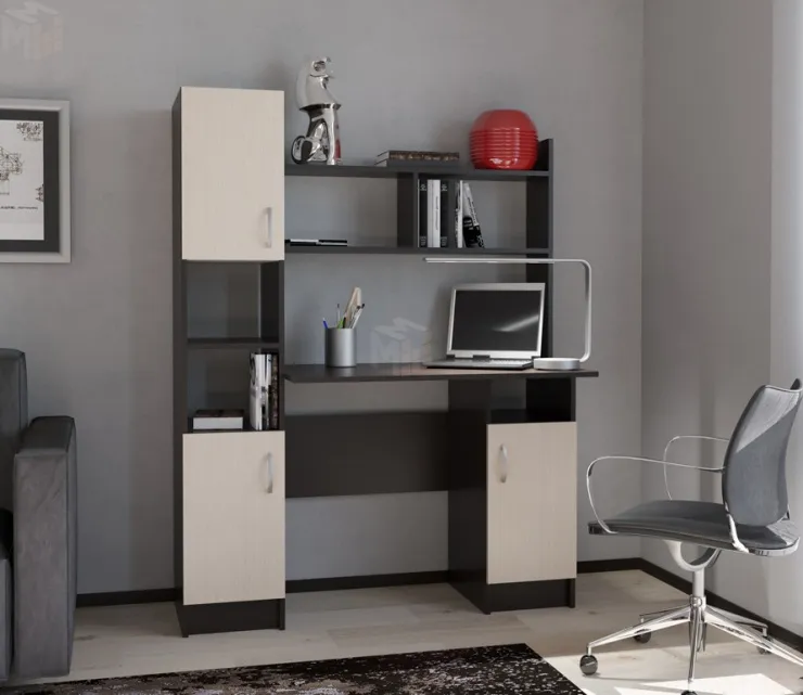 Компьютерный стол ПКС-6 венге/дуб белфорт