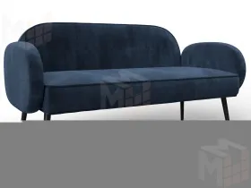 Диван прямой Лига-086 ( TOWER 13 синий )