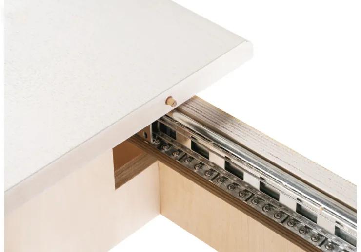 Стол деревянный Морнит 220 слоновая кость / золото