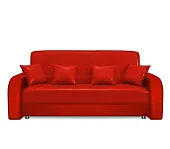 Диван книжка Престиж 120 (кожзам красный)