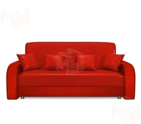 Диван книжка Престиж 120 (кожзам красный)