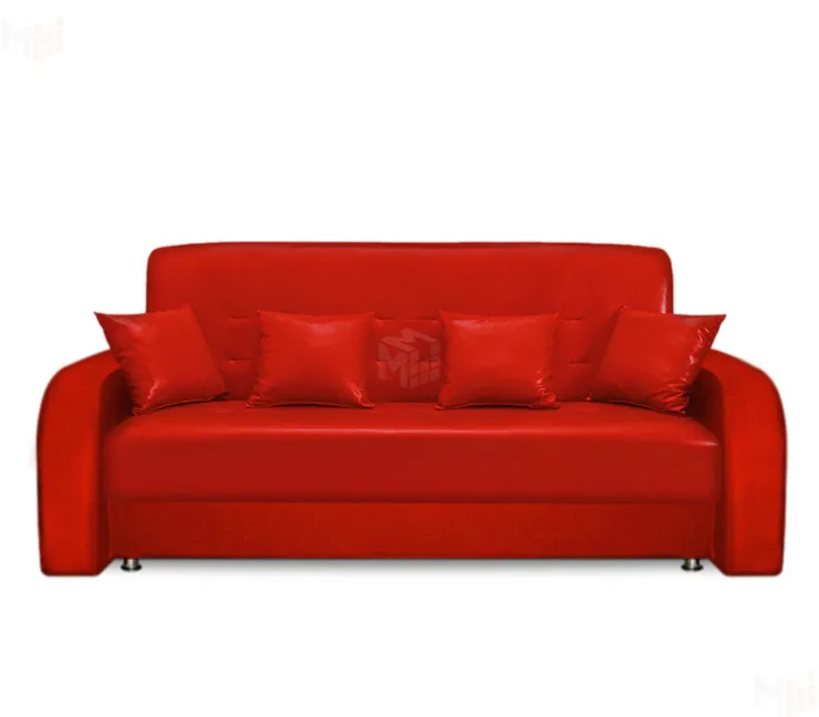 Диван книжка Престиж 120 (кожзам красный)