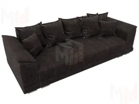 Диван прямой НордСтар НПБ ( BRUT 17 коричневый )