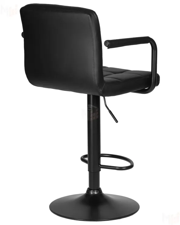 Стул барный DOBRIN KRUGER ARM BLACK (черный)