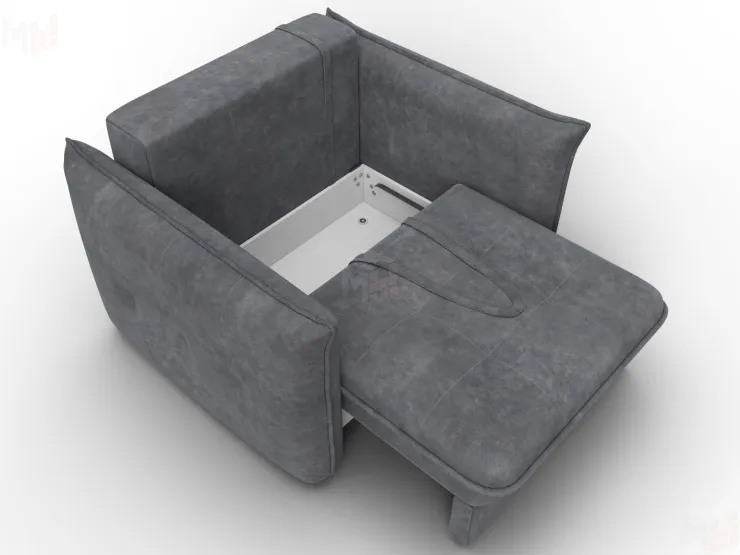 Кресло Лига-100 НПБ ( BRUT 16 темно-серый )