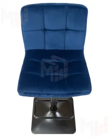 Стул барный DOBRIN DOMINIC (синий велюр (MJ9-117))