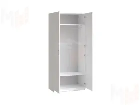 Шкаф Макс 2 двери 100х61х233 белый