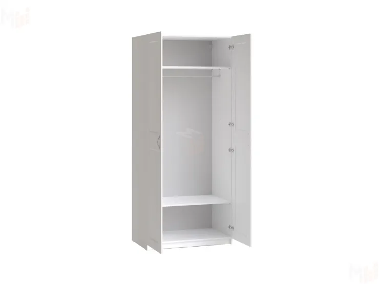 Шкаф Макс 2 двери 100х61х233 белый