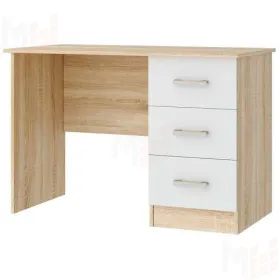 Письменный стол ПКС-3 сонома/белый глянец