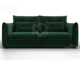 Диван прямой Лига-100 НПБ ( SEVEN 626 зеленый )