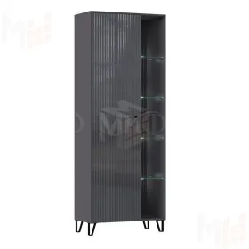 Шкаф для гостиной Оливия графит