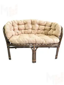 Диван Багама с полной бежевой подушкой