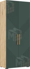  Ирис Шкаф 2-х ств.(900) (Браш Мени Грин, Дуб Крафт)