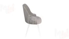 Стул Толедо тип 1 Белый матовый / тк. №208 / тк.220