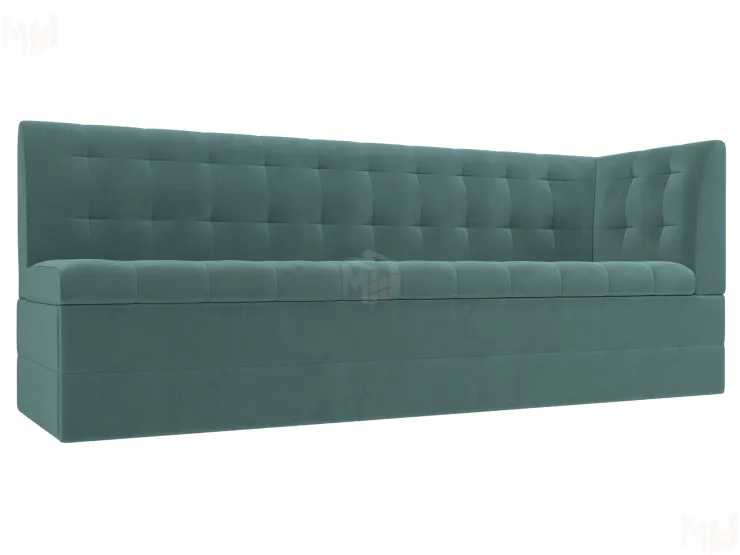 Диван кухонный прямой Бриз с углом справа