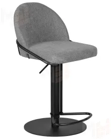 Стул барный DOBRIN OLIVER (серая ткань (FLY1347-17))