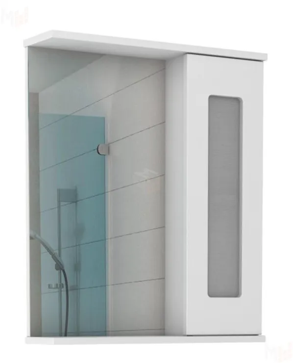 Шкаф-зеркало Кристалл 60 левый/правый Айсберг