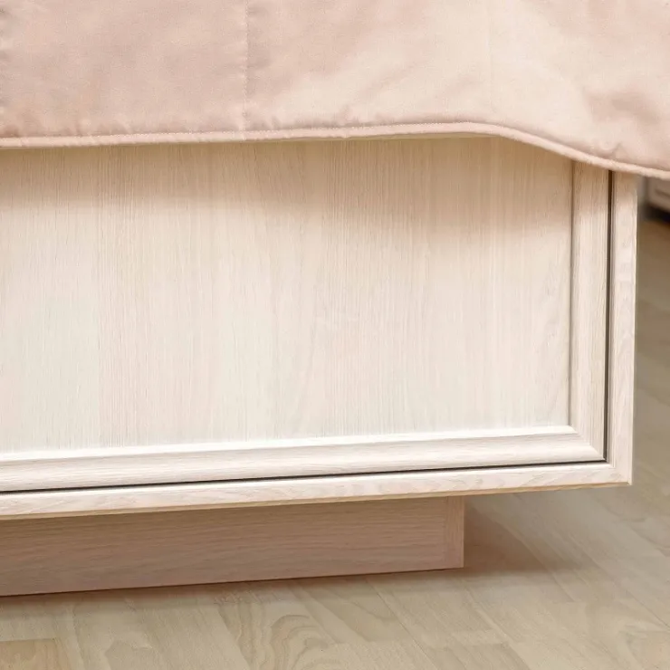 Кровать с подъемным механизмом  PAOLA 308 Люкс (1400) Ясень светлый патина