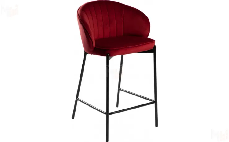 Полубарный стул Миэль bordo/черный