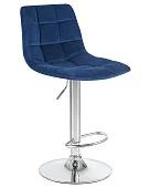 Стул барный DOBRIN TAILOR (синий велюр (MJ9-117))