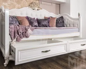 Спальня детская Натали белый глянец 2