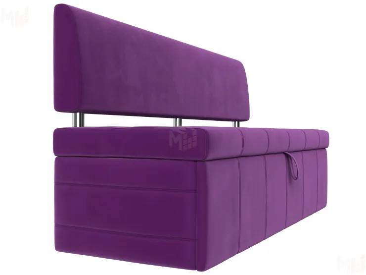 Кухонный прямой диван Стоун (Фиолетовый)