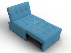 Кресло-кровать Лига-107 (80) ( Амур 10 голубой )