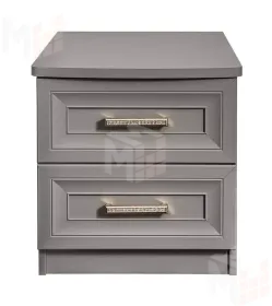 Тумба прикроватная Мокко серый камень