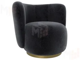 Кресло Лига-072 ( велюр TOWER 11 темно-серый )