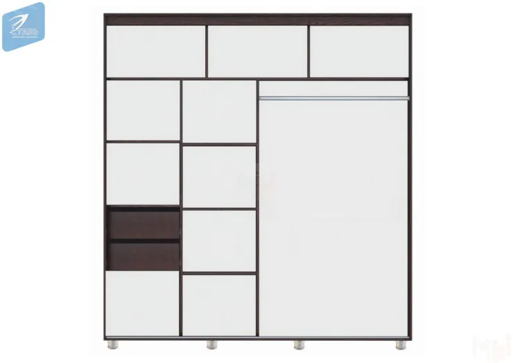 Шкаф-купе Комфорт-12 Прайм 2,0 Black Edition