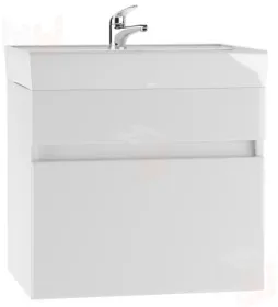 Тумба подвесная под умывальник "Енисей 60" Классик с одним ящиком В1 Айсберг