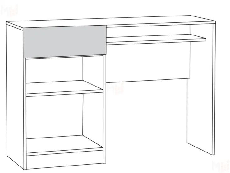 Стол туалетный Ливерпуль 12.46
