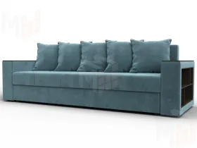Диван прямой Дубай Лайт ( SEVEN 113 бирюзовый )