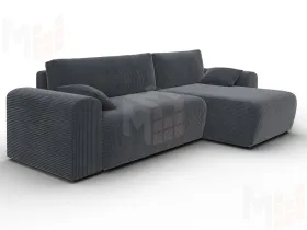 Диван угловой Лига-099 угол универсальный ( Vertical серый )