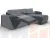 Диван угловой Лига-099 угол универсальный ( Vertical серый )