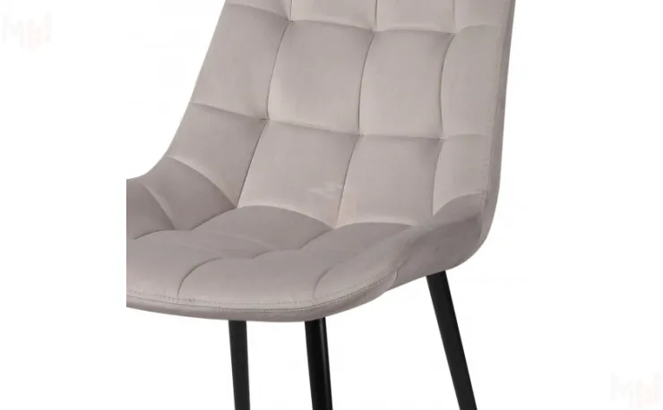 Полубарный стул Эйден Confetti silver/черный