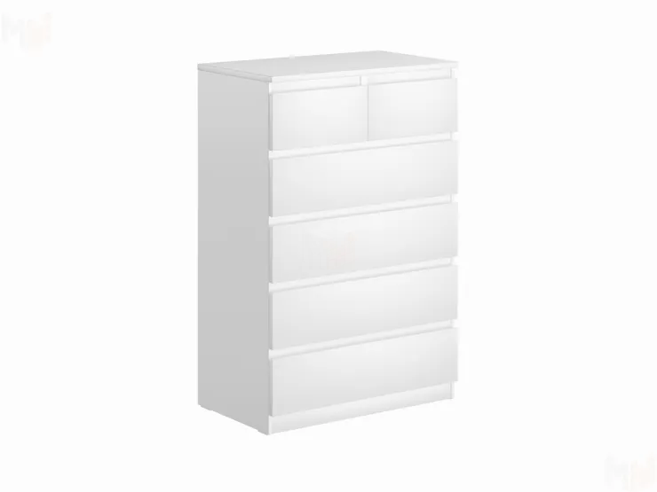2.05.02.100.1 МАЛЬТА комод 4+2 ящика 80х121 белый RU