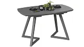 Стол обеденный TESCA 2 Графит, Стекло графит матовое