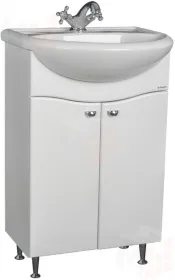 Тумба под умывальник "Уют 60 Волна" без ящика Айсберг