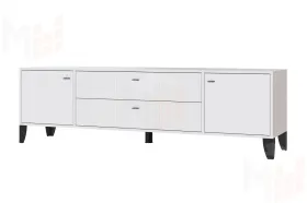 Тумба ТВ Парус-10 белый/белый снег