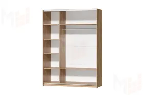 Шкаф купе Иннэс-5 (1.6) Крафт золотой