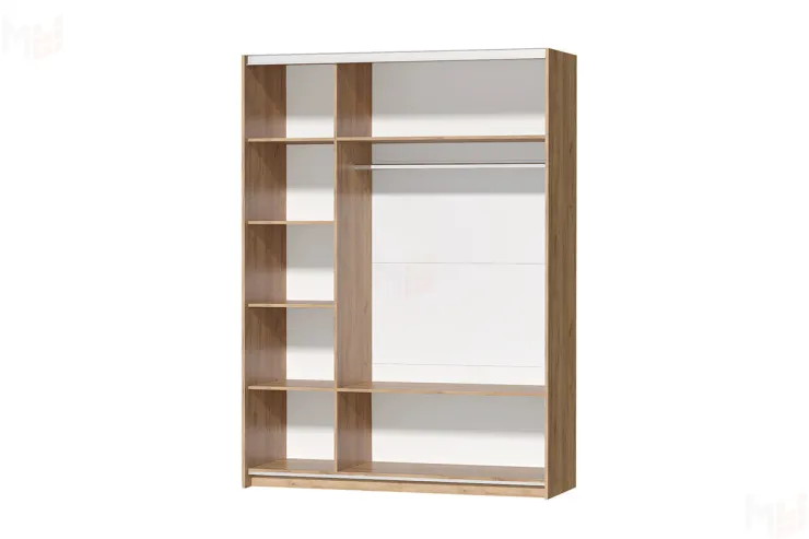 Шкаф купе Иннэс-5 (1.6) Крафт золотой