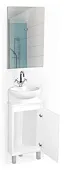 Тумба под умывальник "Радуга Норма" угловая Айсберг