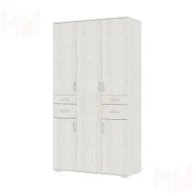 Шкаф Нельсон ШК-02 дуб крафт белый