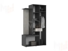 Прихожая Лира (Графит/крафт белый)