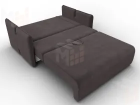 Диван прямой Лига-117 ( SEVEN 727 коричневый )