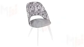 Стул Сириус тип 1 Белый матовый / тк. №123 / тк.121