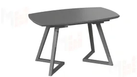 Стол обеденный TESCA 2 Графит, Стекло графит матовое