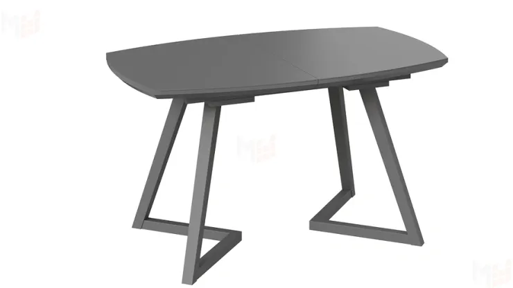 Стол обеденный TESCA 2 Графит, Стекло графит матовое